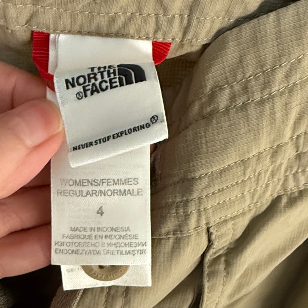 Women’s North Face Tan Pants - Picture 2 of 3